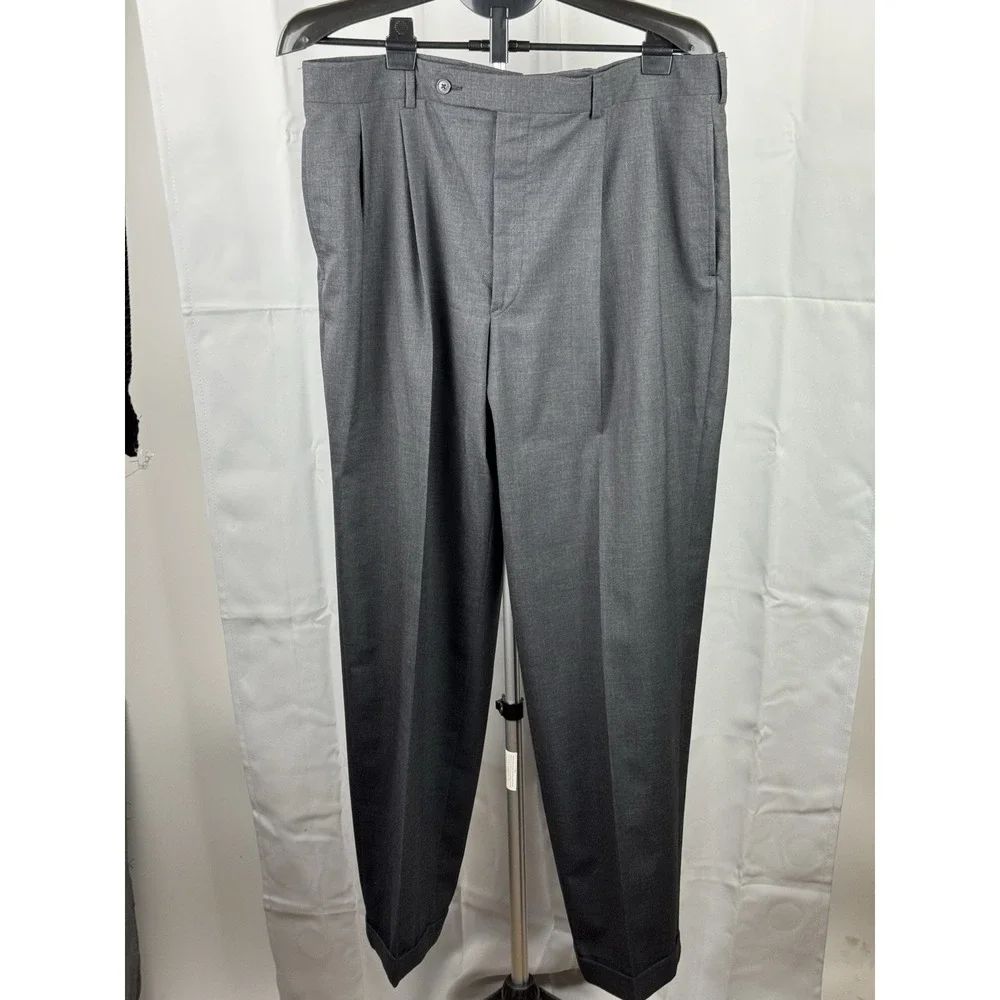 Corbin Ltd Gray‎ 2 Piece Suit Mens Blazer Pants USA Made Union Wool 42R